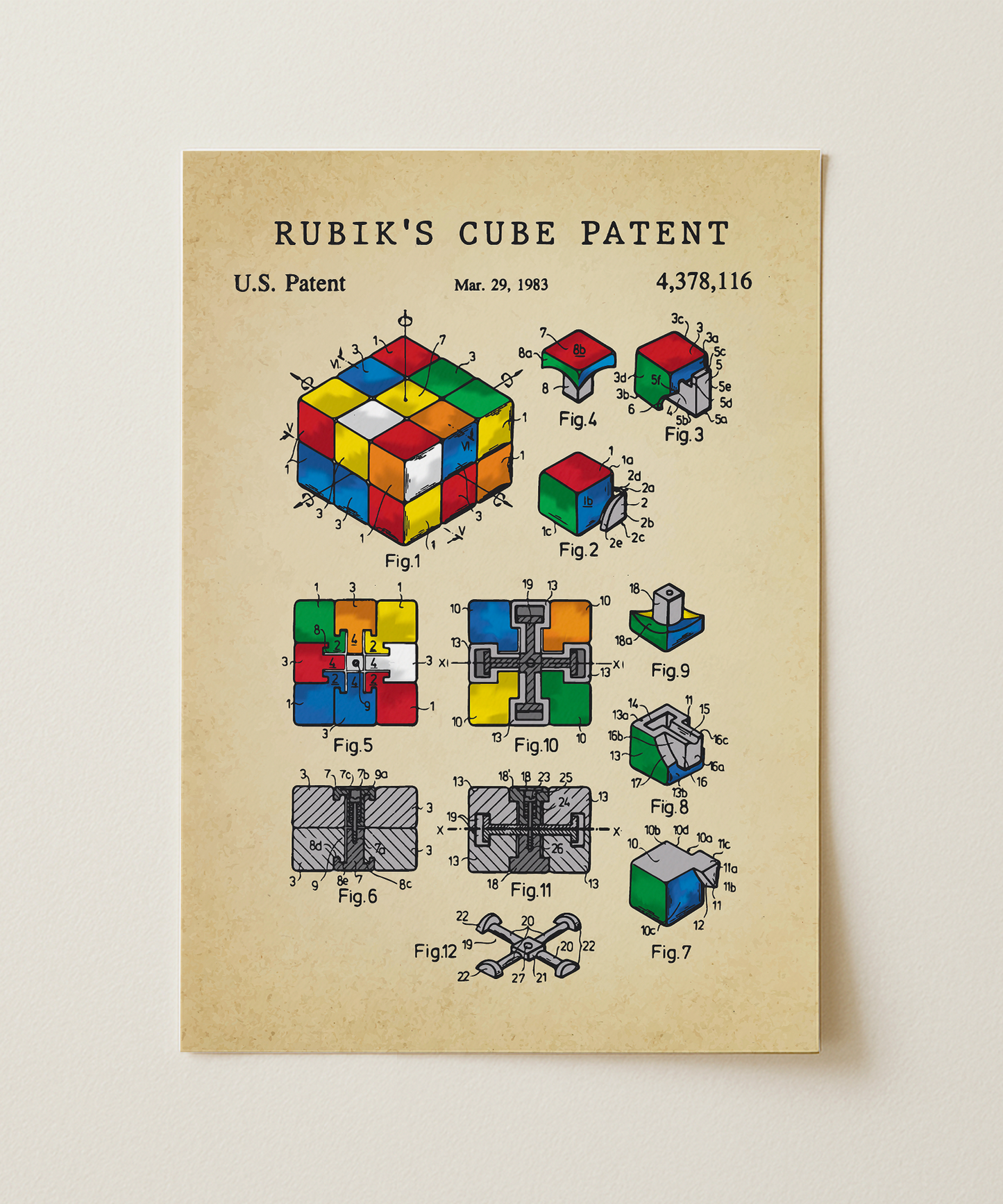 Rubik's Cube Patent